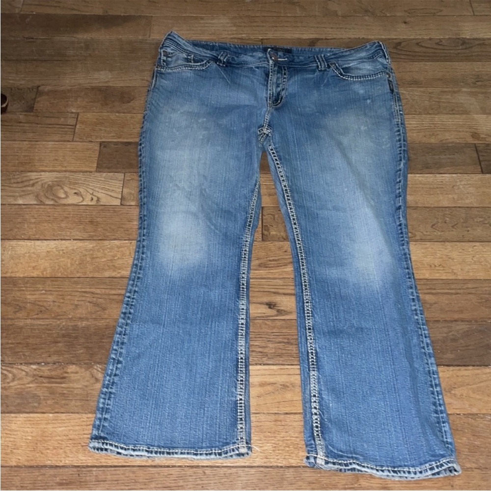 Silver Bootcut Jeans
